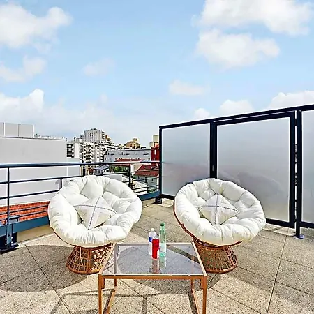 Cosy With Rooftop And Ac - 2p - Vanves Hotel
