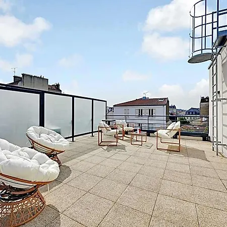 Cosy With Rooftop And Ac - 2p - Vanves